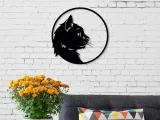 Cat head from the side - Wall Decor-3