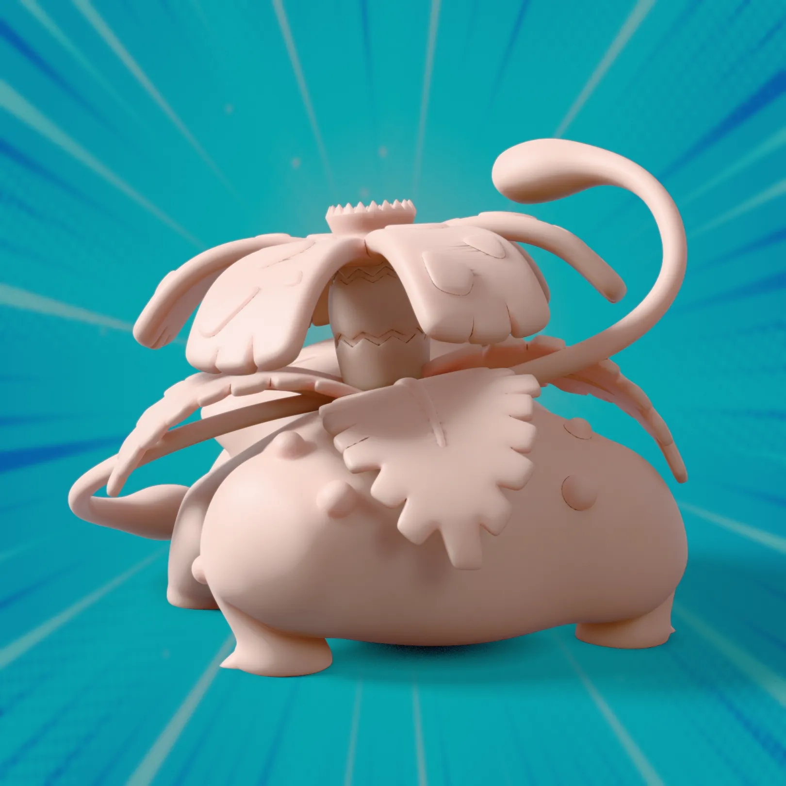 Venusaur Pokemon Fan Art - Multi-Part Model