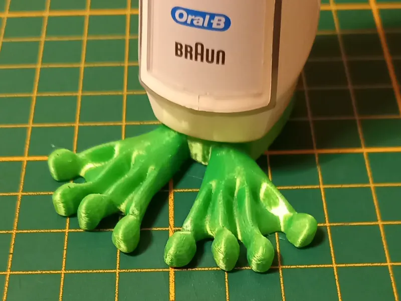 Oral B Toothbrush Frog Feet