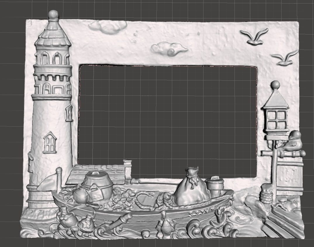 picture frame boat 3D models download Creality Cloud