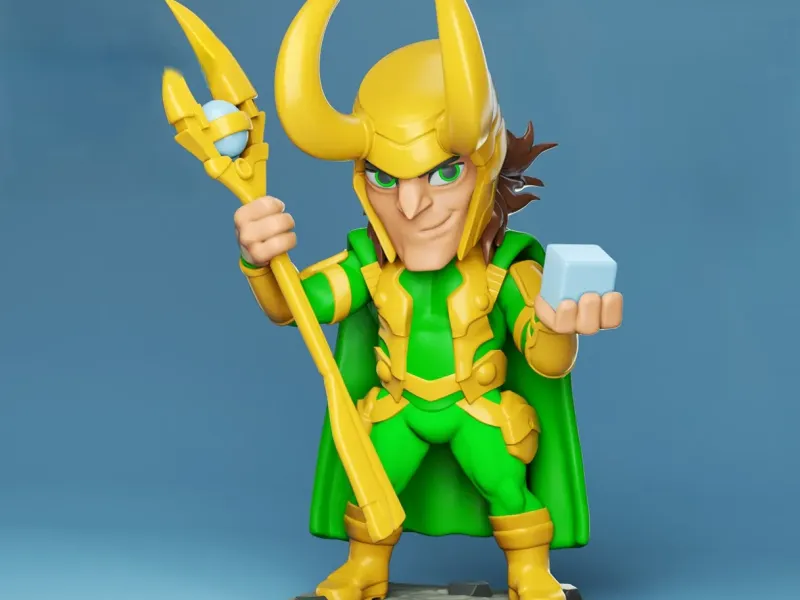 Chibi Trickster God – STL