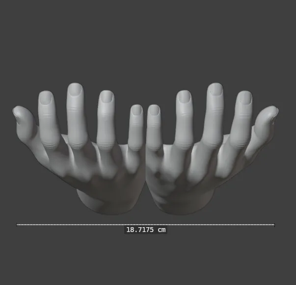 [FREE] Keyholder "Receiving Hands" Decorative Sculpture