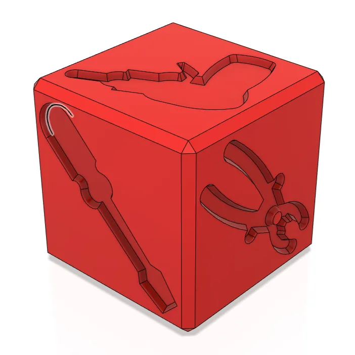 CUBO TIMBRO GIOCO SENSORIALE CON STRUMENTI