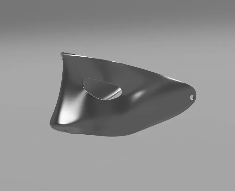 Phantom Masker Zwart - Minimalistisch 3D-model