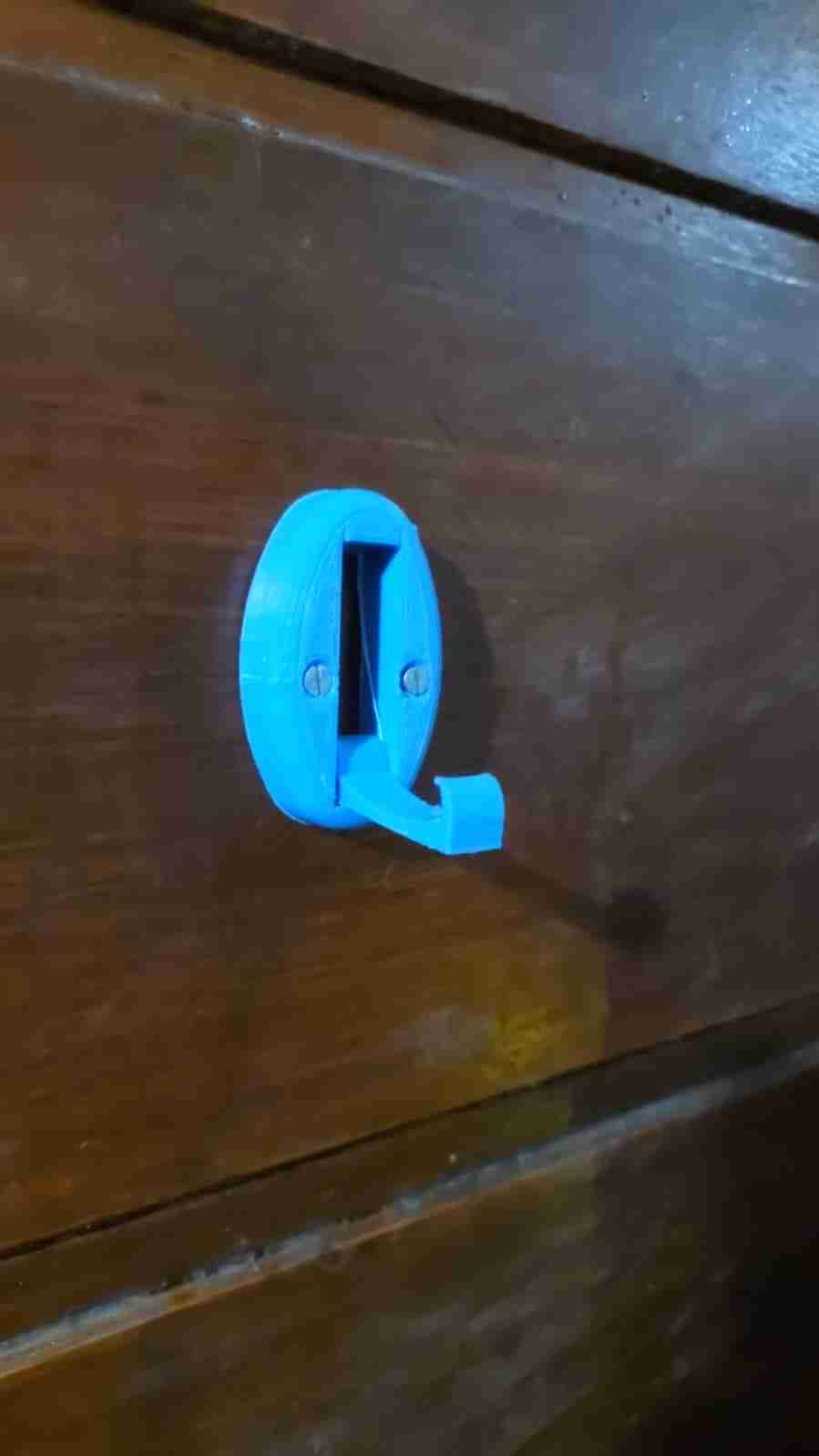 HIdden wall hook 3D models download Creality Cloud