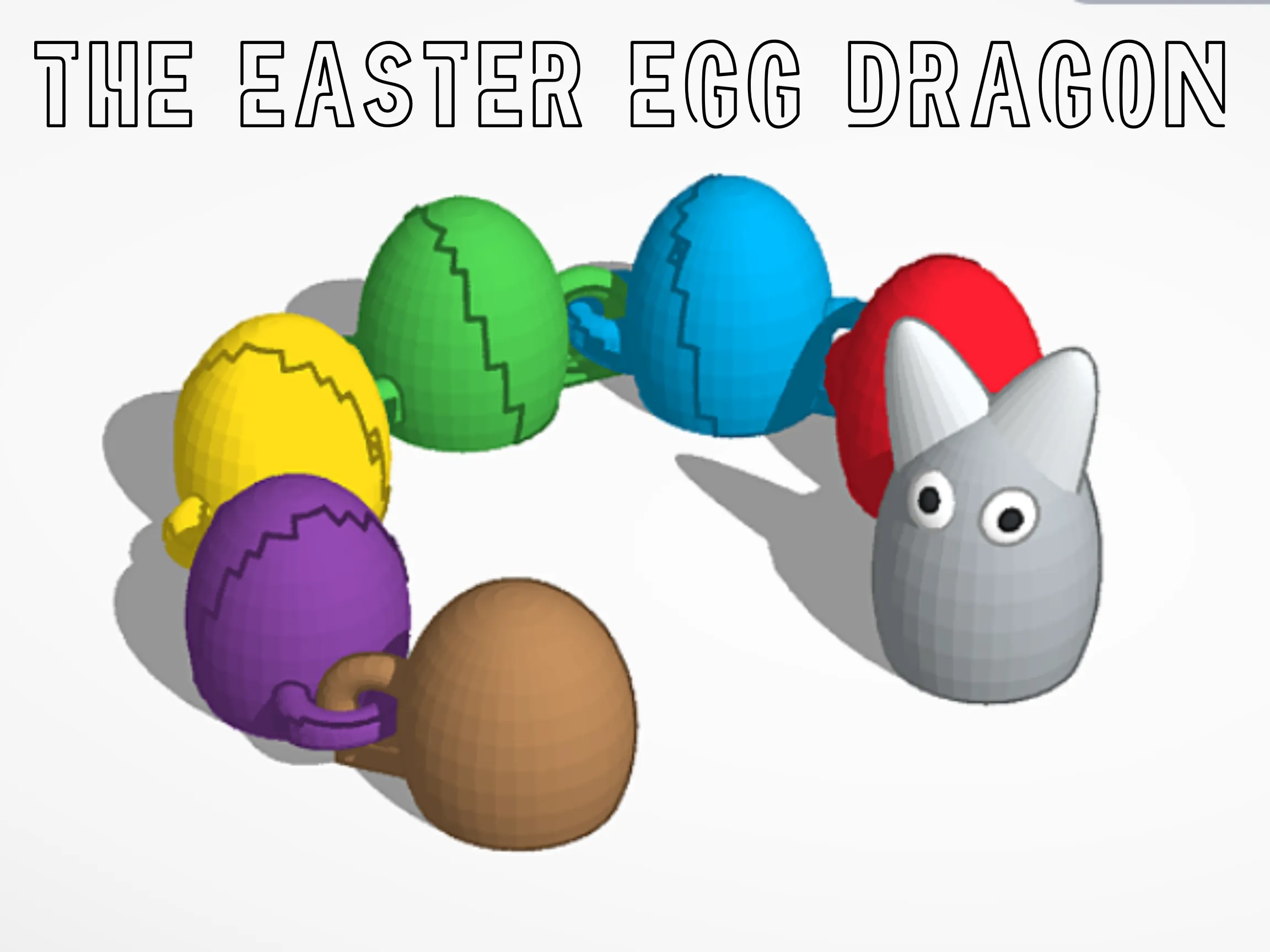 Free Game Props Stl Download The Easter Egg Dragonby Toxic Sigma
