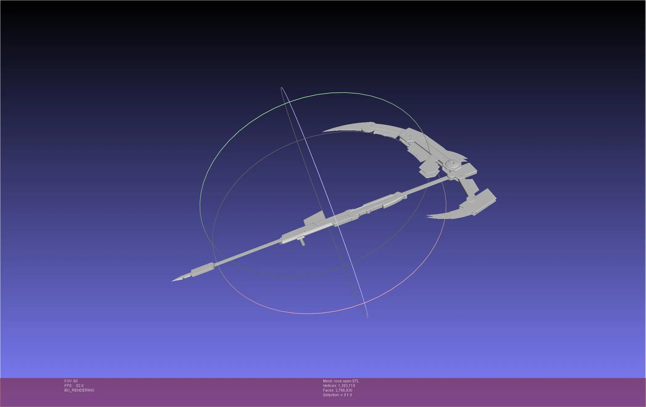 RWBY Ruby Rose Crescent Rose Movable Template