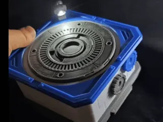 Rotating display stand for figurinesd