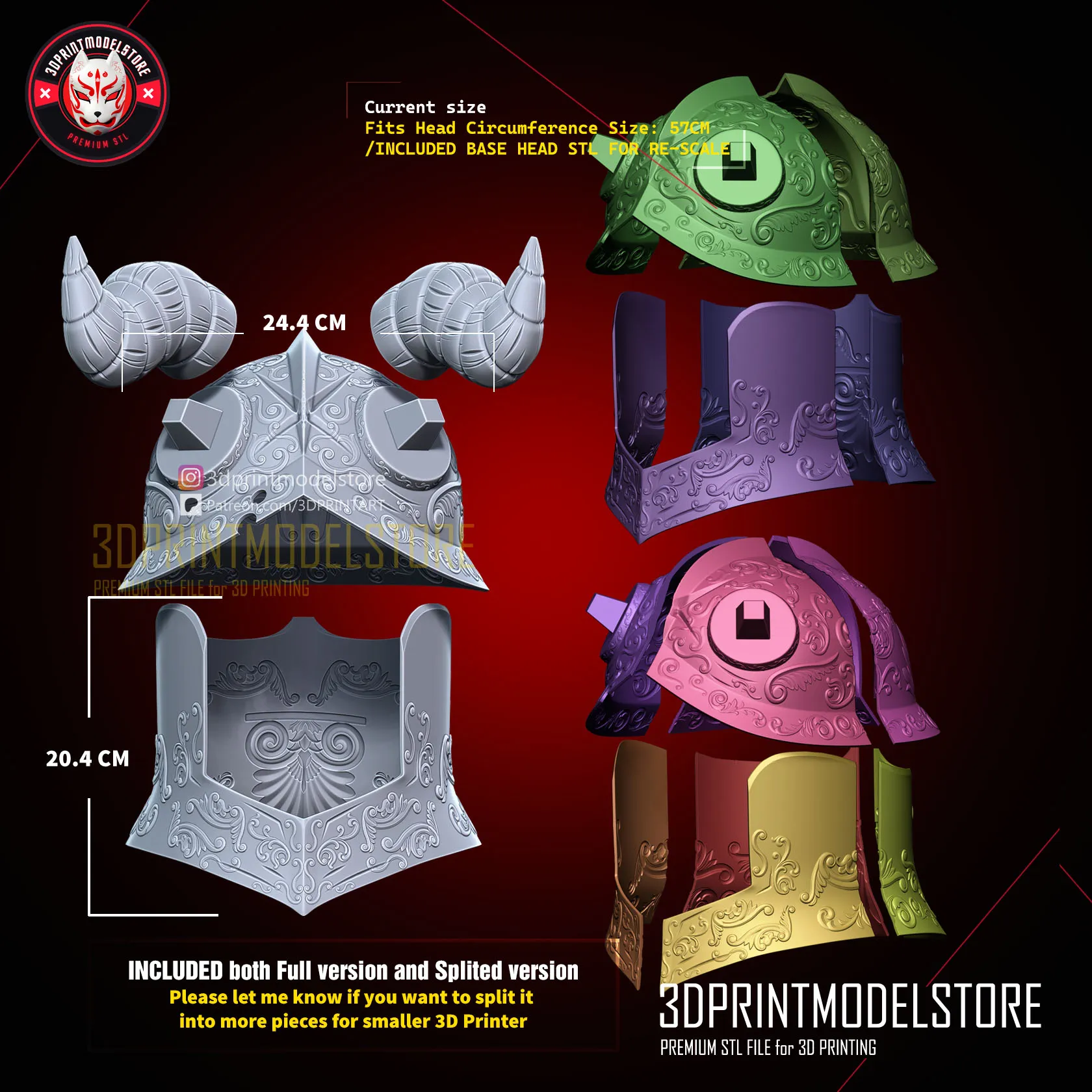 Senshi Helmet - Dungeon Meshi Cosplay - Delicious in Dungeon