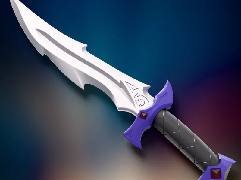 Valorant Reaver Knife - Cosplay Knife