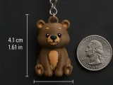 Teddy bear keychain-4