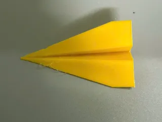 Cool Paper Plane - desktop business card holder