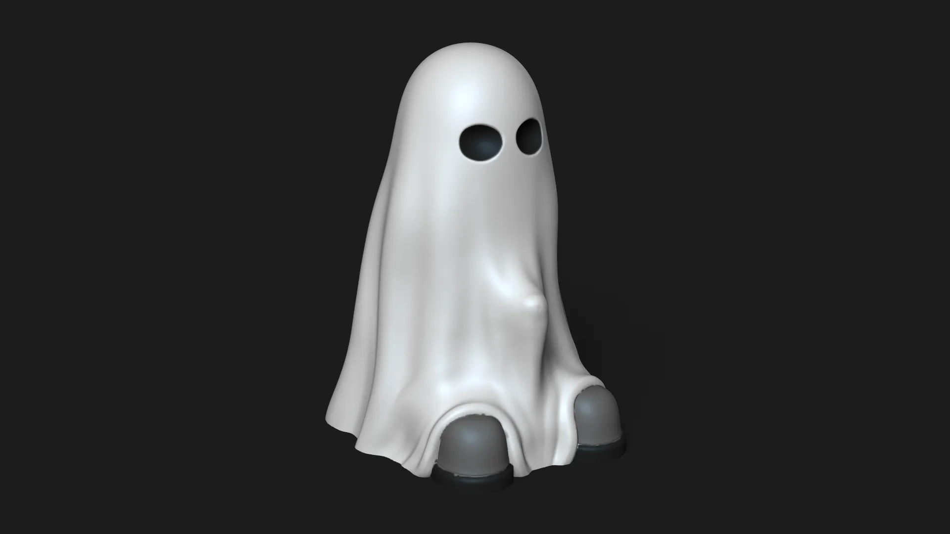 Funny Naughty Ghost Halloween - Creative Decor Keychain