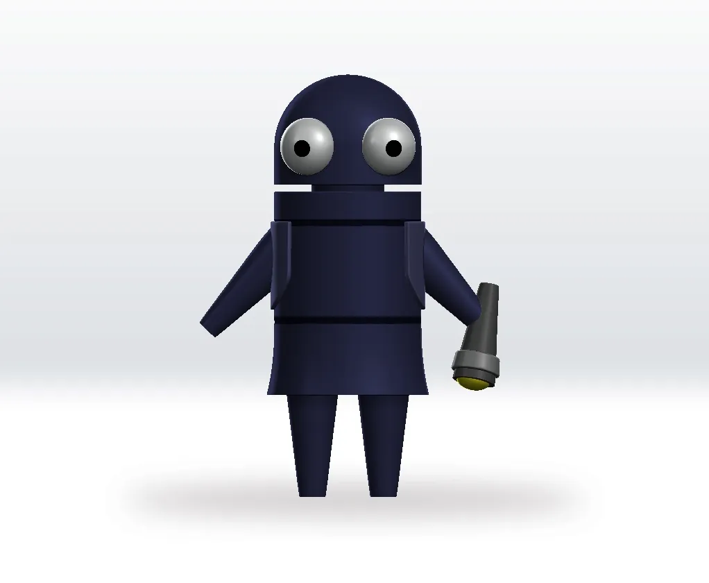 Repo Purple STL file 3D Model Character Fanart