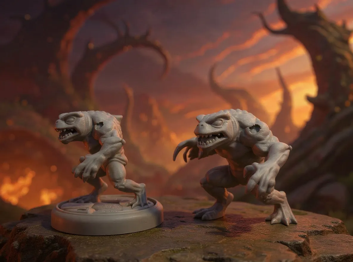 Slaad (Frog) - DND monster