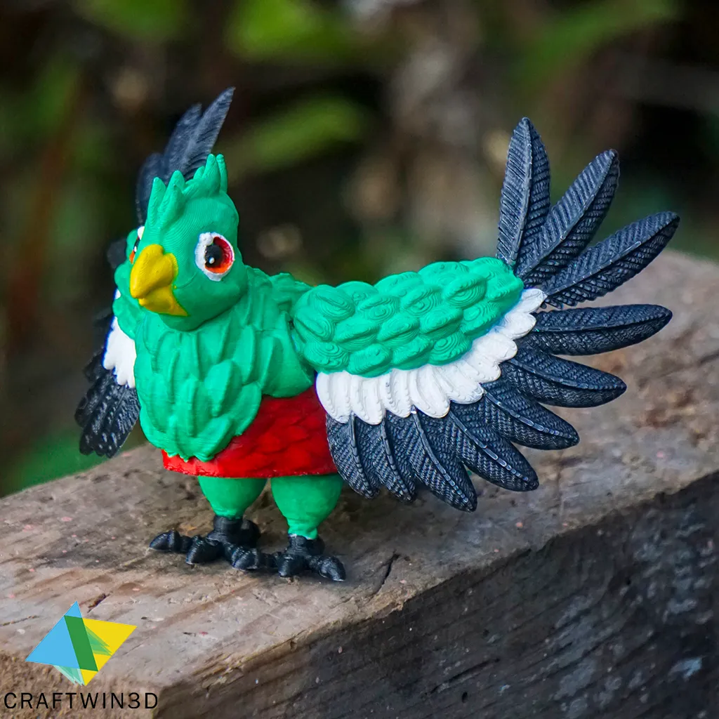 Print in place Flexy Quetzal