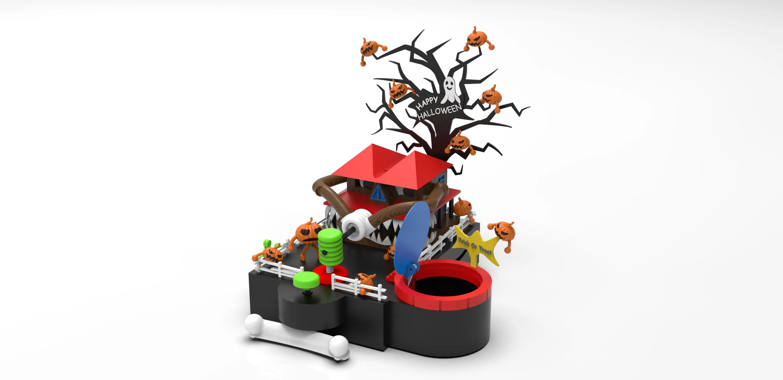 " Monster Game House-Try Your Luck"