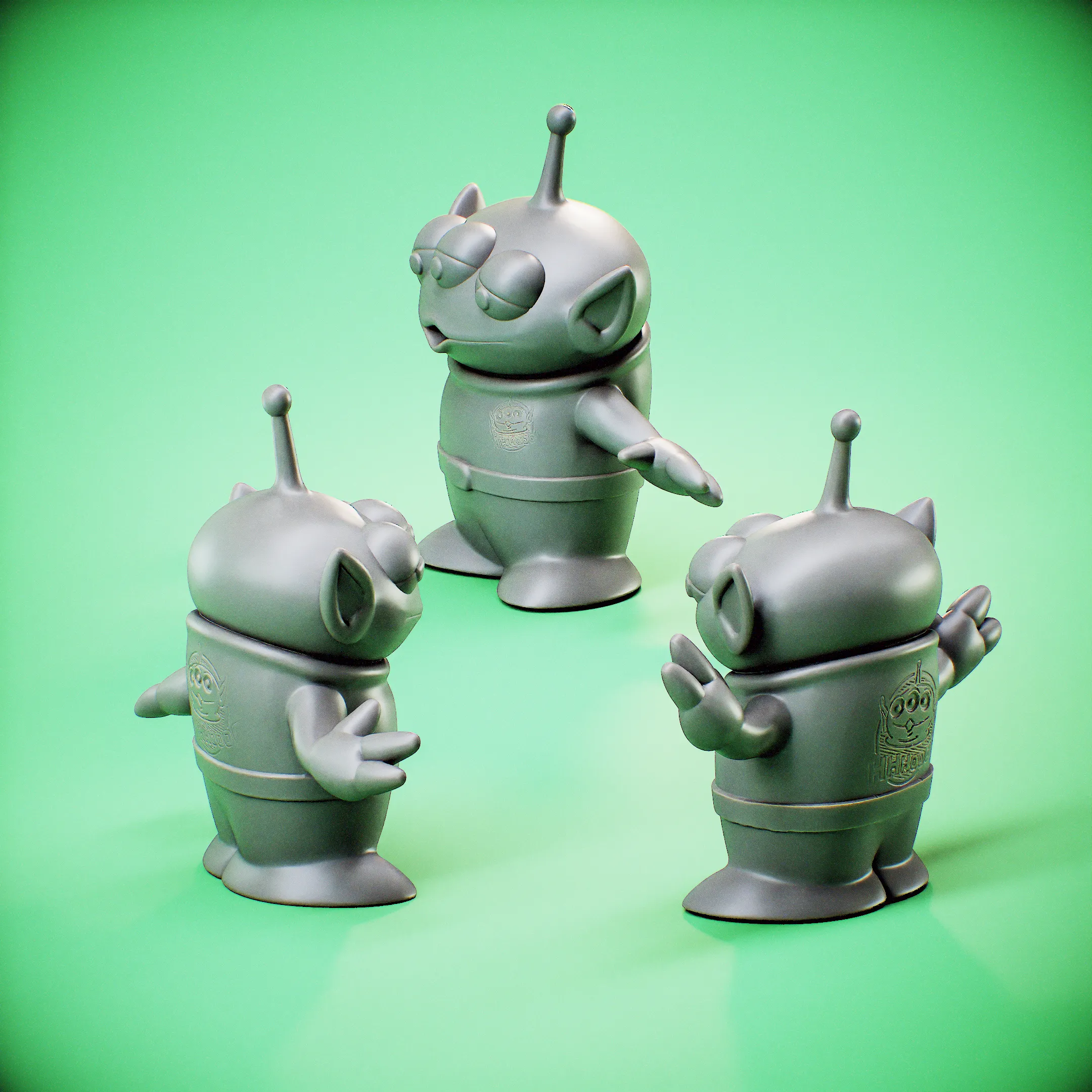 Toy Story - Aliens "La garra" - Alien The Claw" Pack x 3
