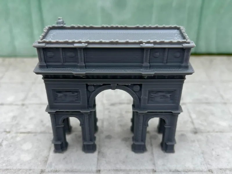 The triumphal arch of Milano