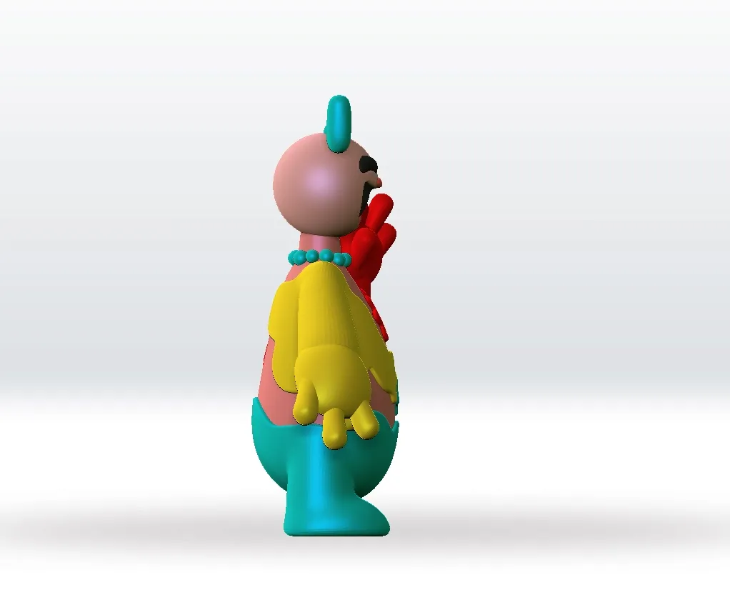 Dolly the Doughgirl Doey STL 3D Model Fanart character