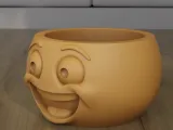 Cute Smiley Happy Face Planter and Character Pot STL-2