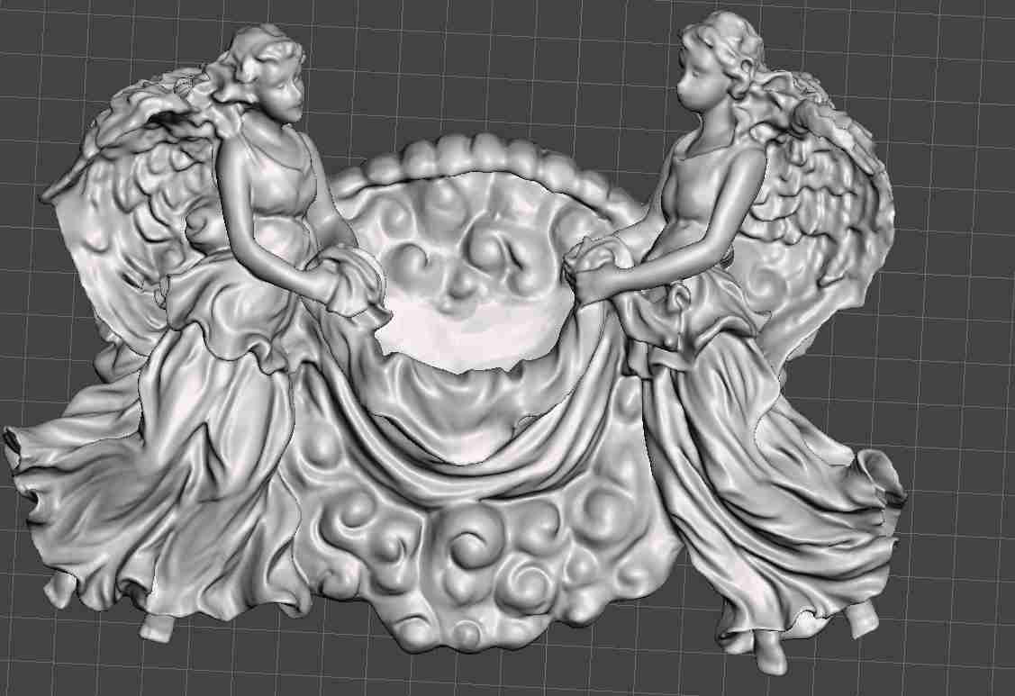 two angels wall mount | 3D models download | Creality Cloud