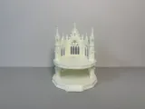 Gothic Architecture Double-Layer Display Stand-1