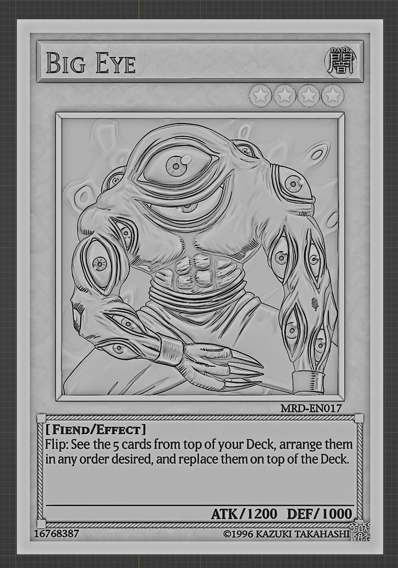 GROSSES AUGE - YU-GI-OH!