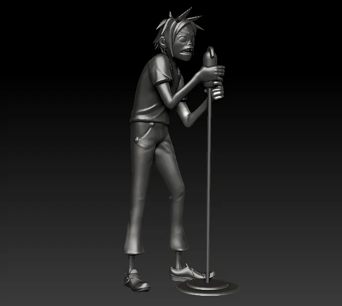 Gorillaz 2D Superplastic fan art