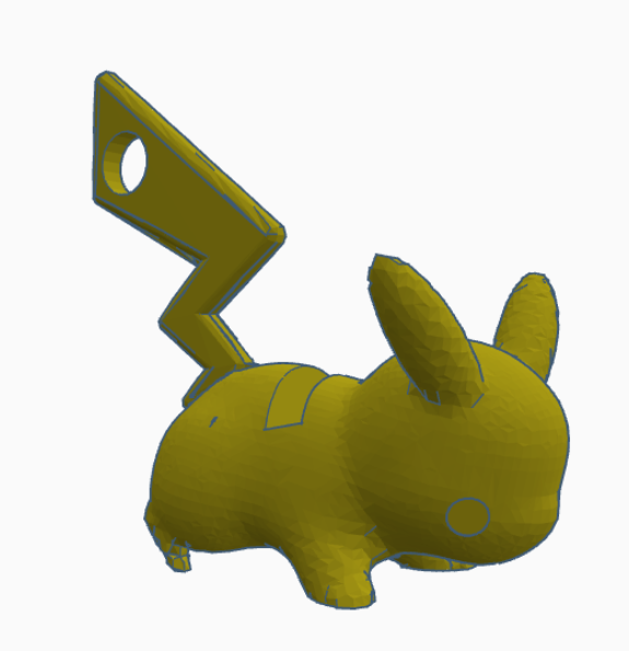 pikachu stand phone chain