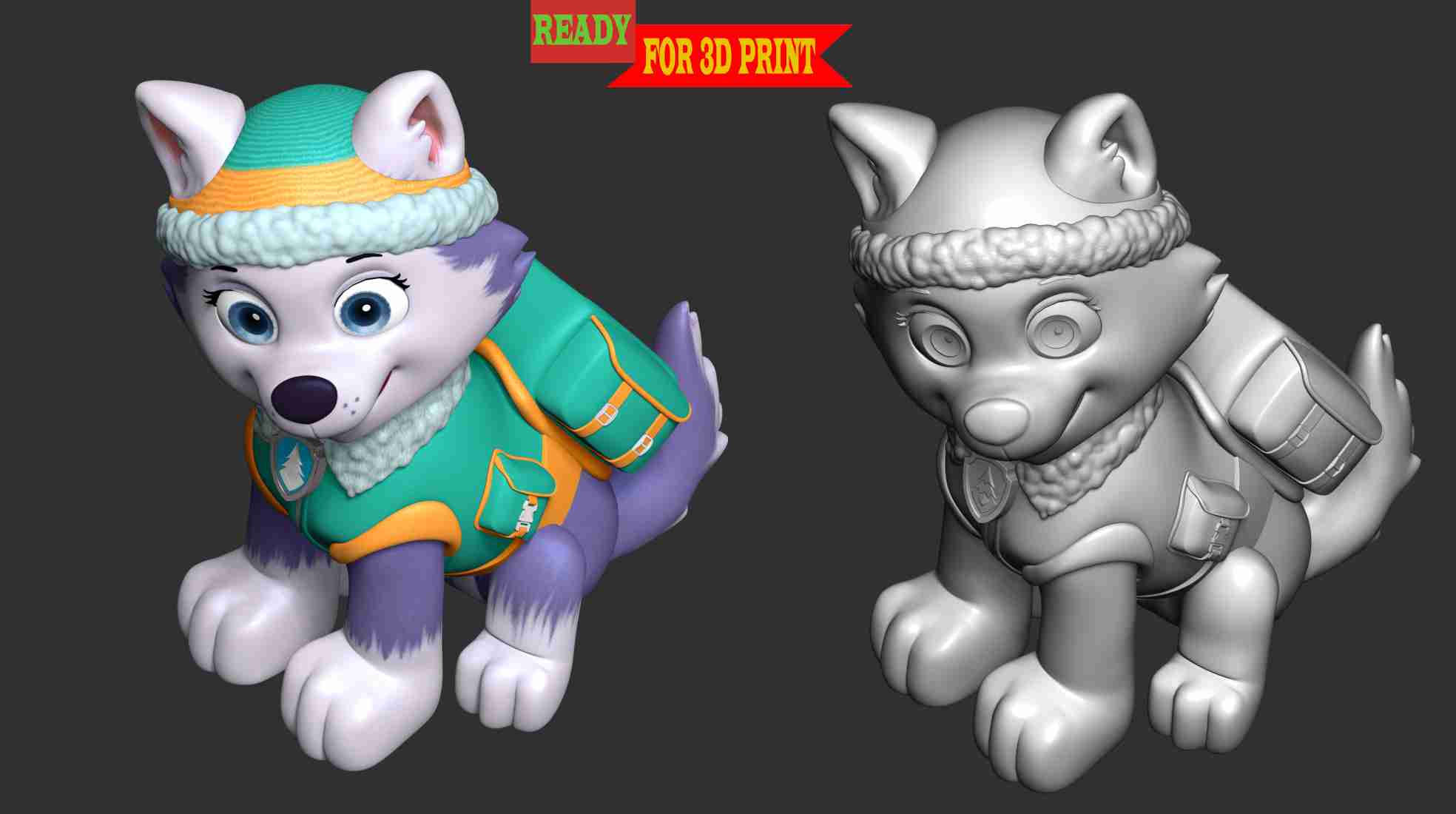 Everest - Paw Patrol, 3D models download