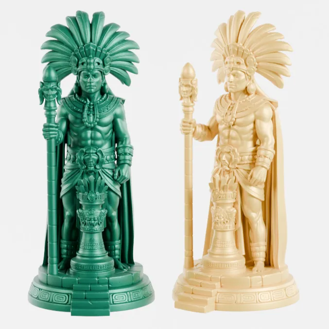 Historical Mayan Empire Chess Set 3MF - STL-8