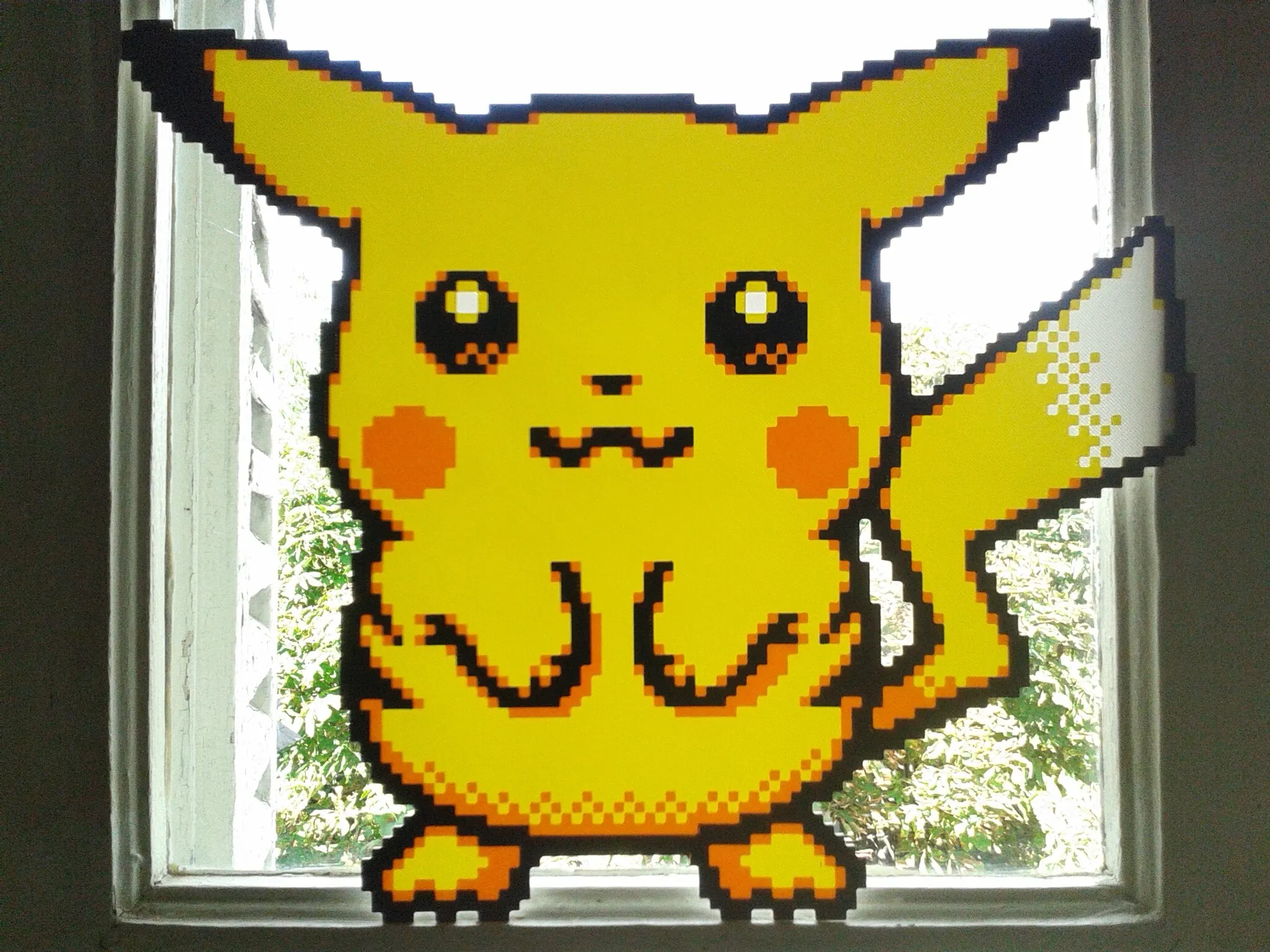 Pikachu, Pixel Art, 3 filament changes