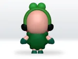 What a frog STL file Crybaby Crying Again Series STL,3mf-3