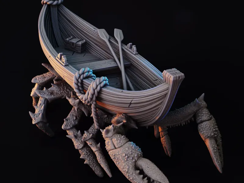 Swamp Walker | Monstrous Crab Rowboat