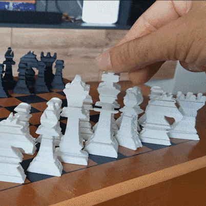 Text Flip - Chess Set, 3D models download