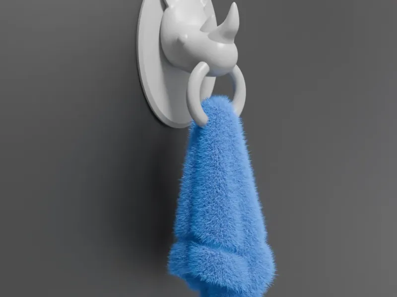 Rhino handdoekhouder