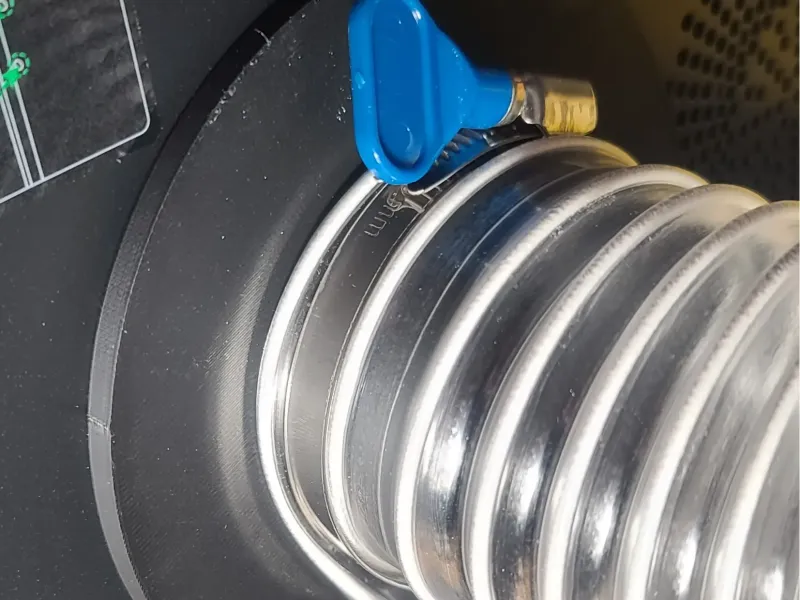 Ventilación K2 Plus - Imán de 10x2 mm - Manguera de 65 mm