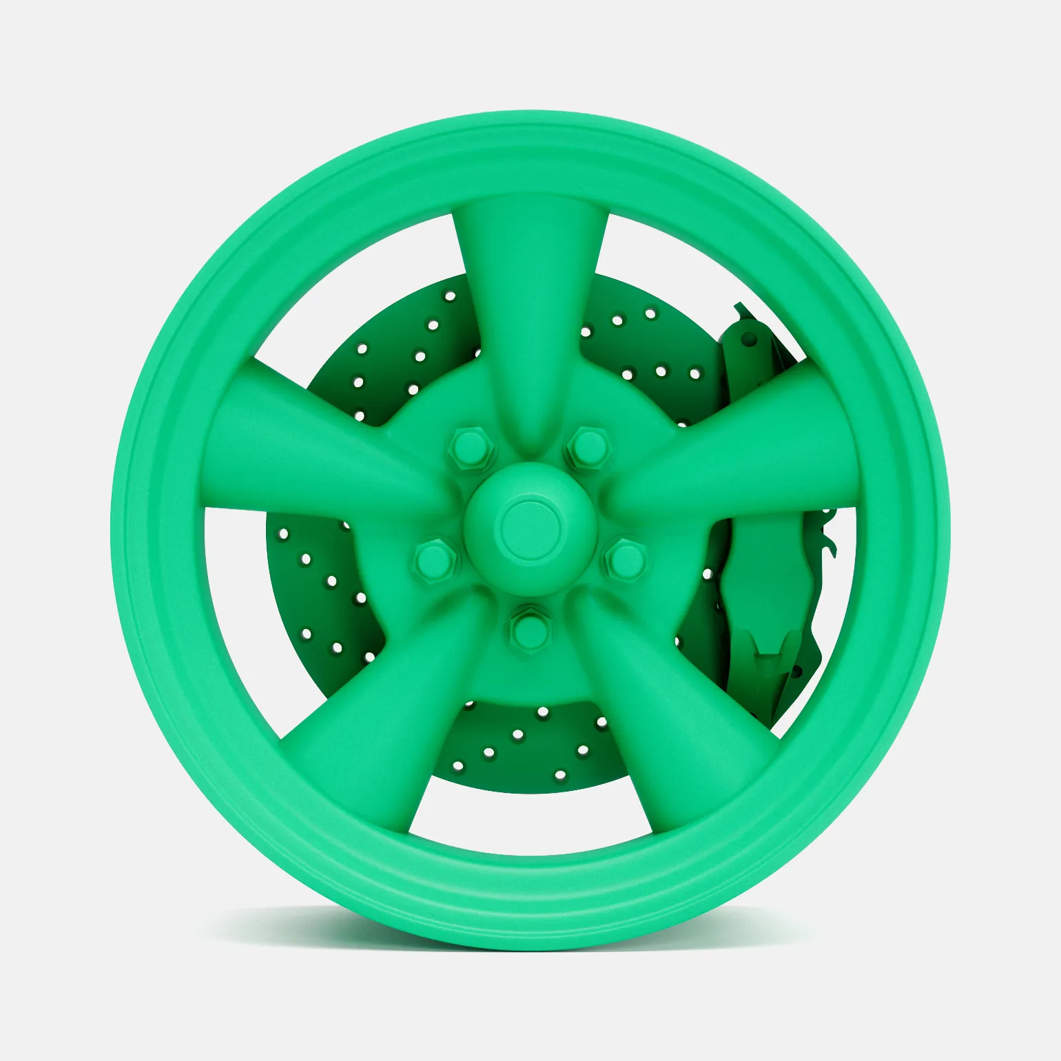 1/24 Scale, 15x7 Pacer Supreme Wheel and Brake 3D models download