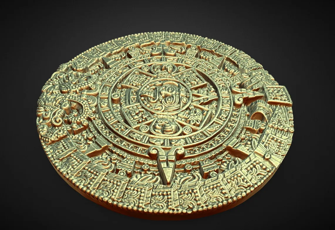 ancient mayan aztec calender