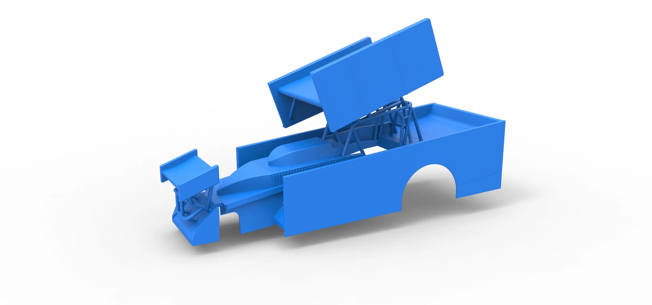 Shell of Northeast Outlaw Dirt Modified V2 Scale 1:25