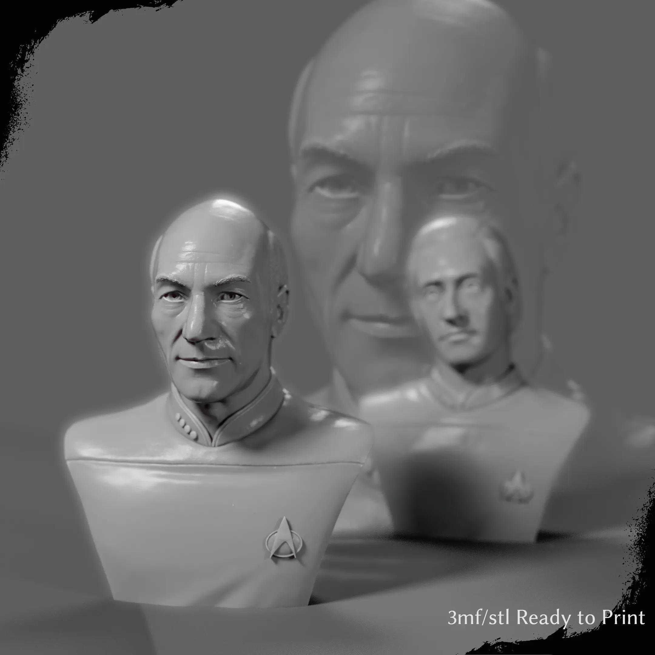 Star Trek Collection Bust: Data and Picard