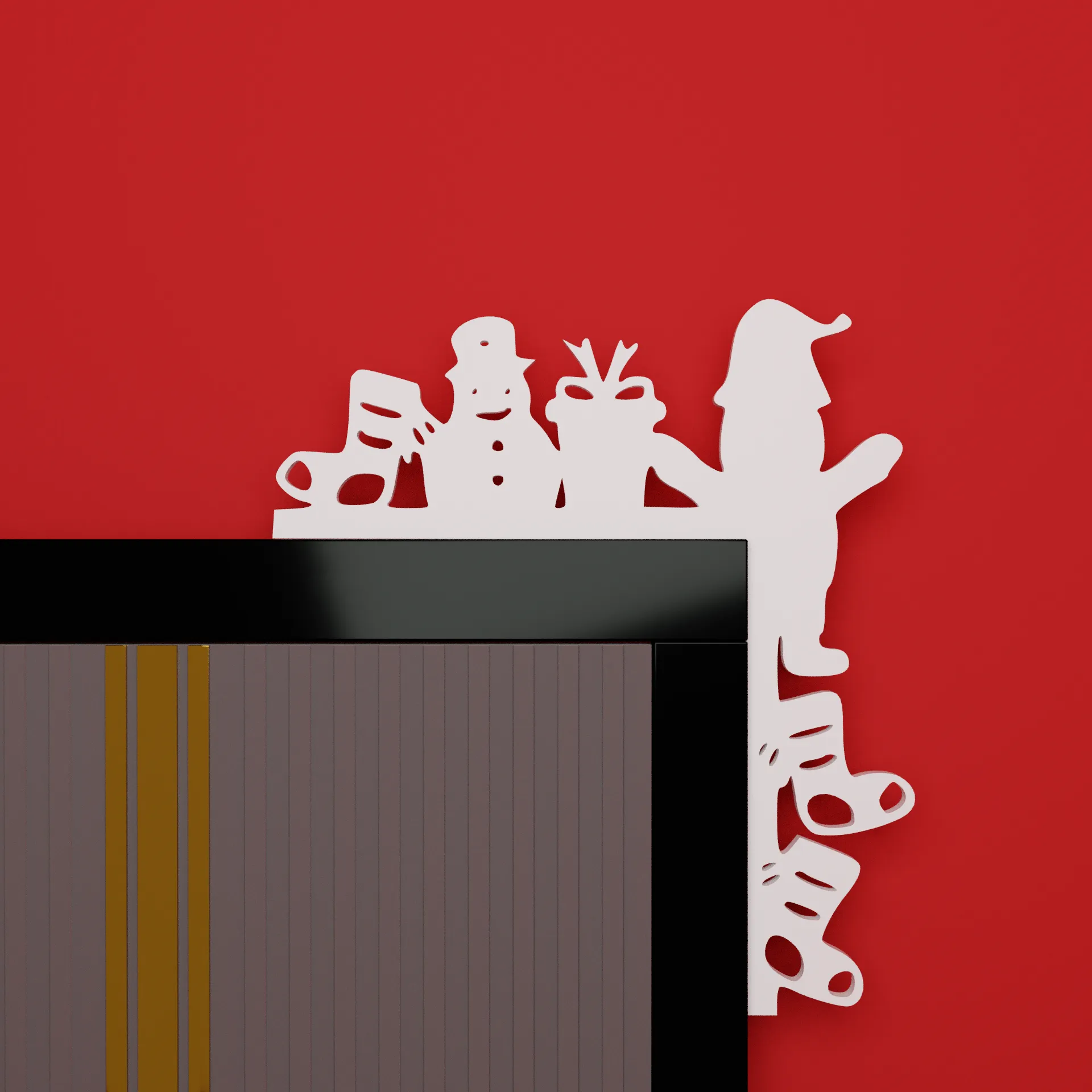 Christmas door decoration