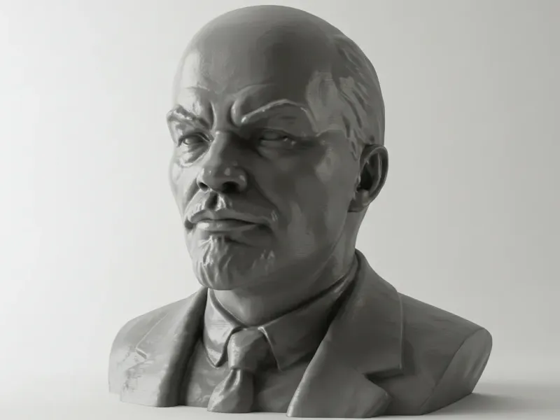 Epochal Bust: 3D Printable Lenin Monument