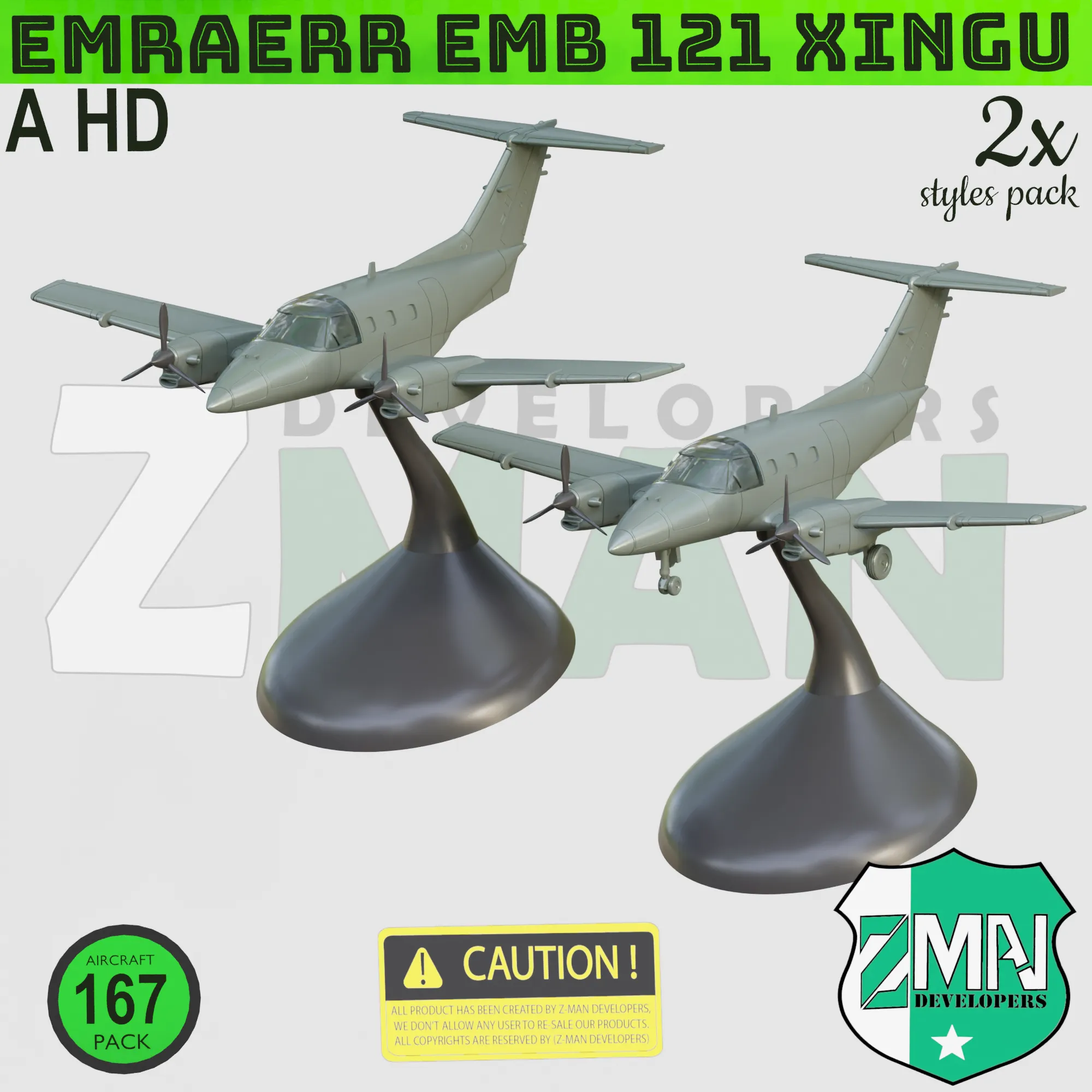 EMBRAER EMB-121 XINGU (2 EN 1)