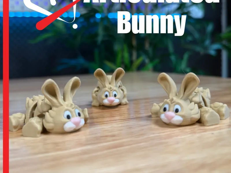 Articulated Bunny – Supportless
