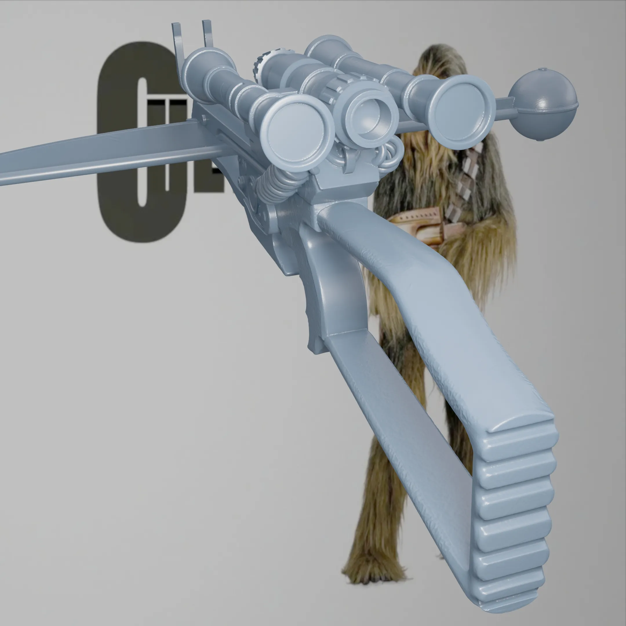 Chewbacca Crossbow Replica - Star Wars Fan Art