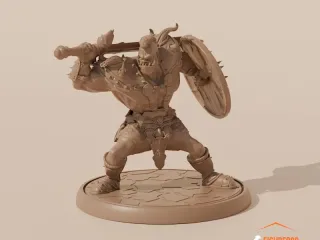 orc holding stand