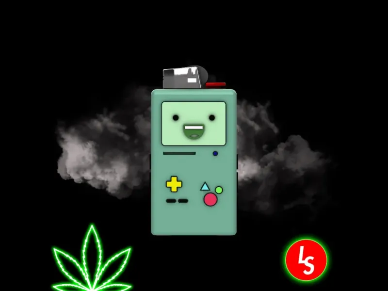 BMO Lighter Case - STL File for 3D Printing