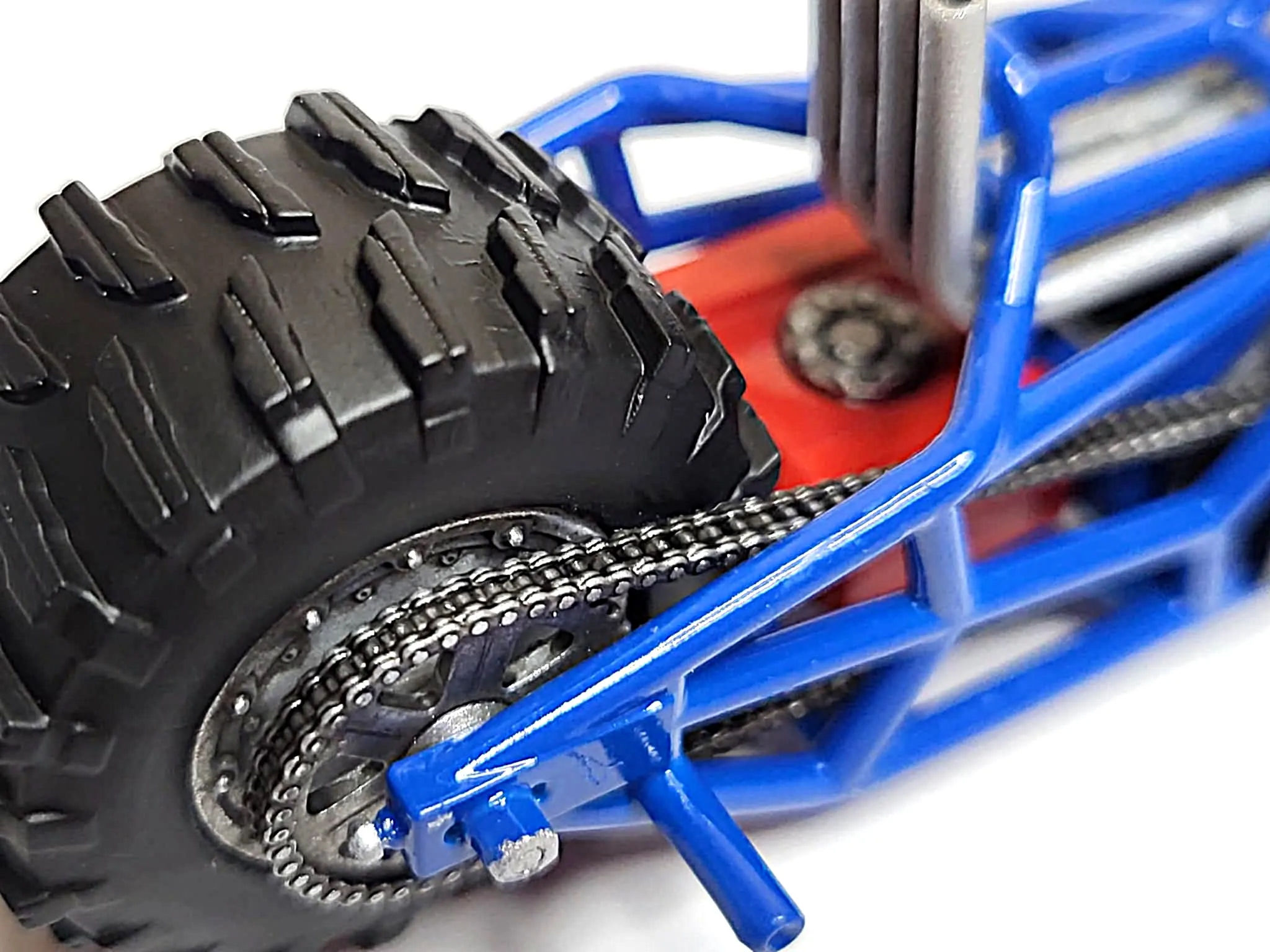 Top fuel Dirt dragster motorcycle Base Scale 1:25-2